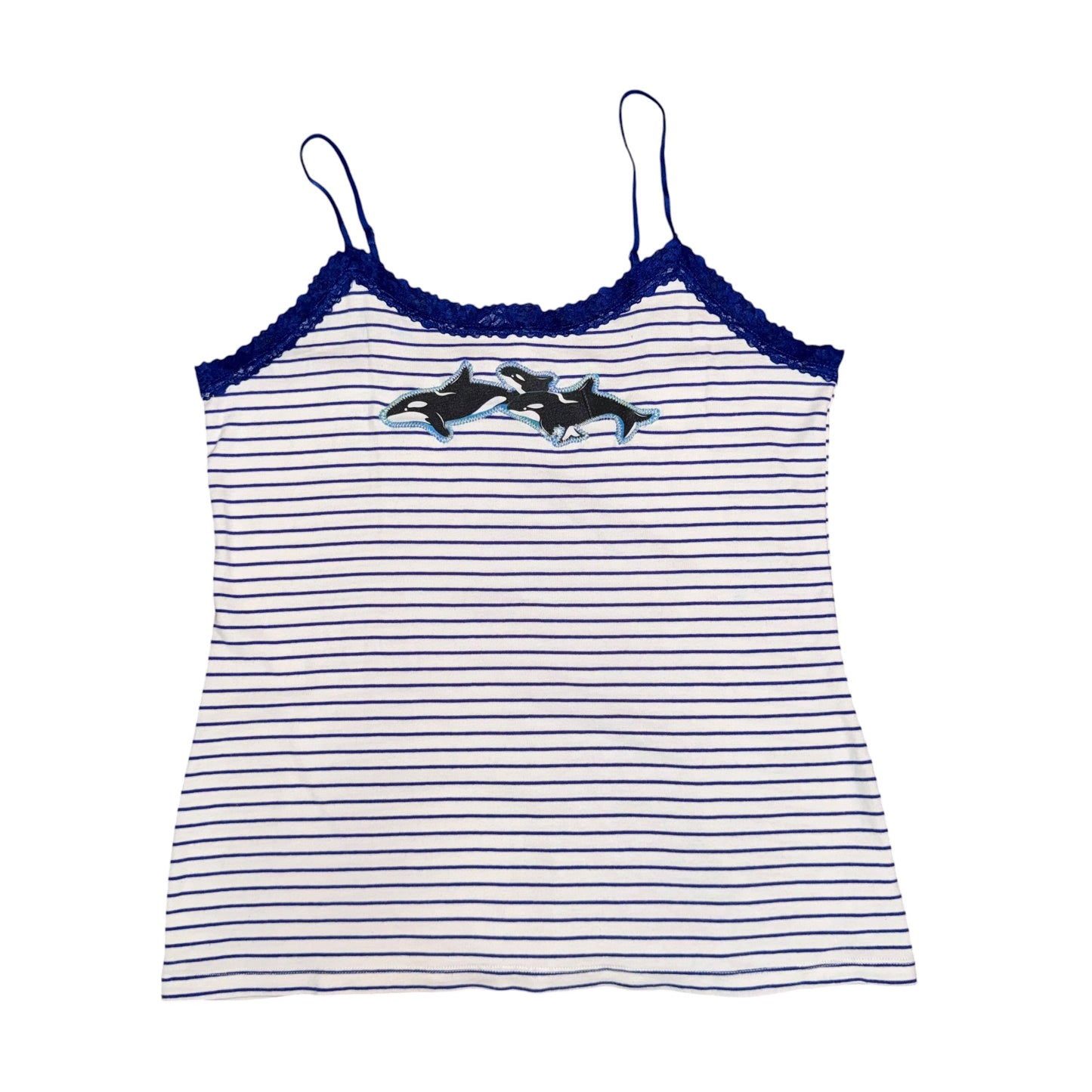 Earthbound - Striped Blue Shamoo Tank (2XL)