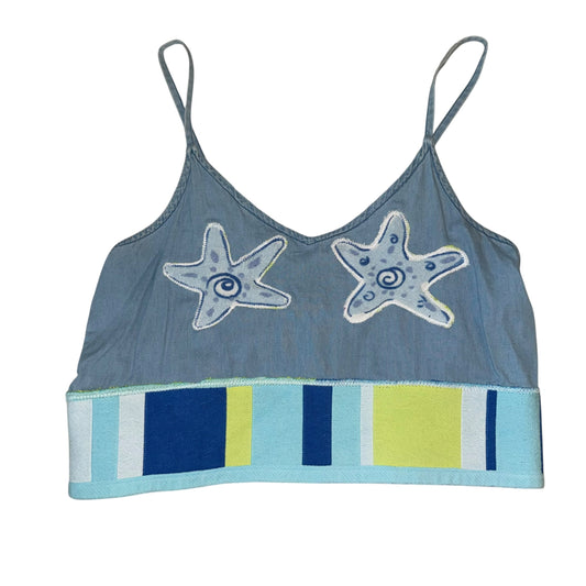 Earthbound - Double Star Fish Reworked Towel Top (M)