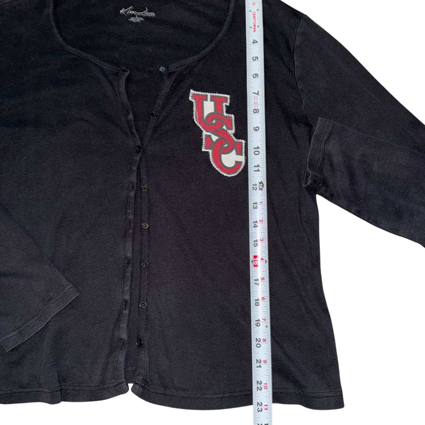 USC South Carolina Upcycled Button Sweater (L)