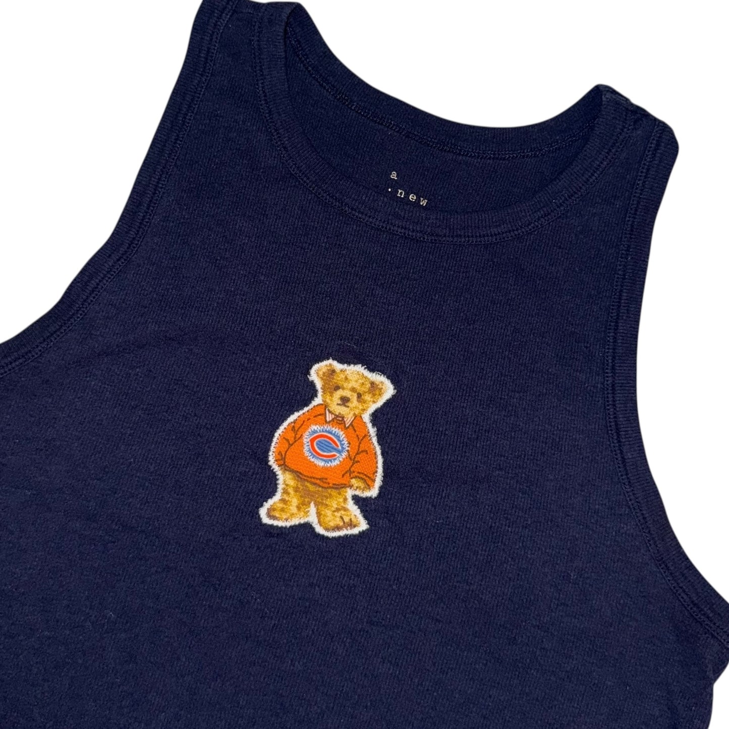 Chicago Bears Upcycled Bear Blue Tank (L/XL)