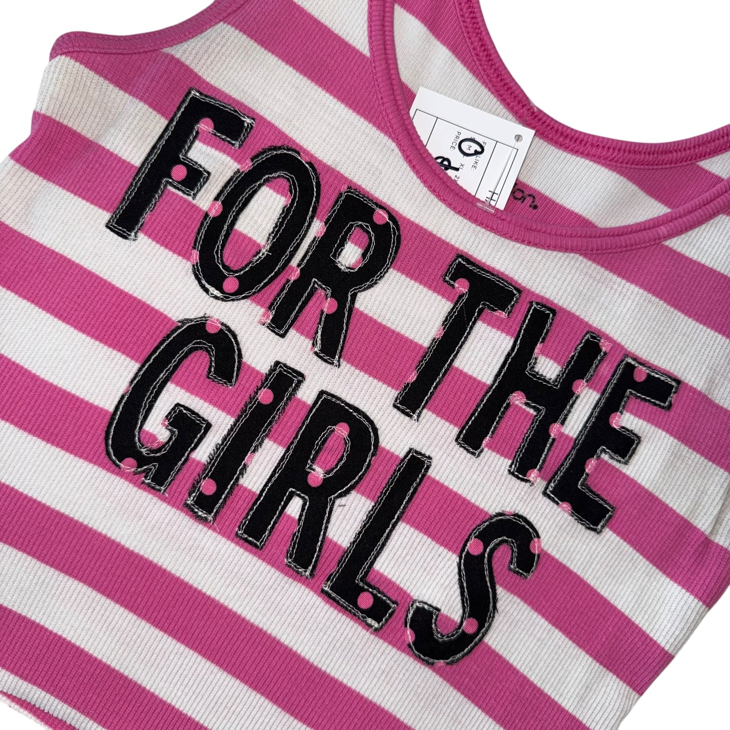 PRIDE - For the Girls Striped Tank (M)