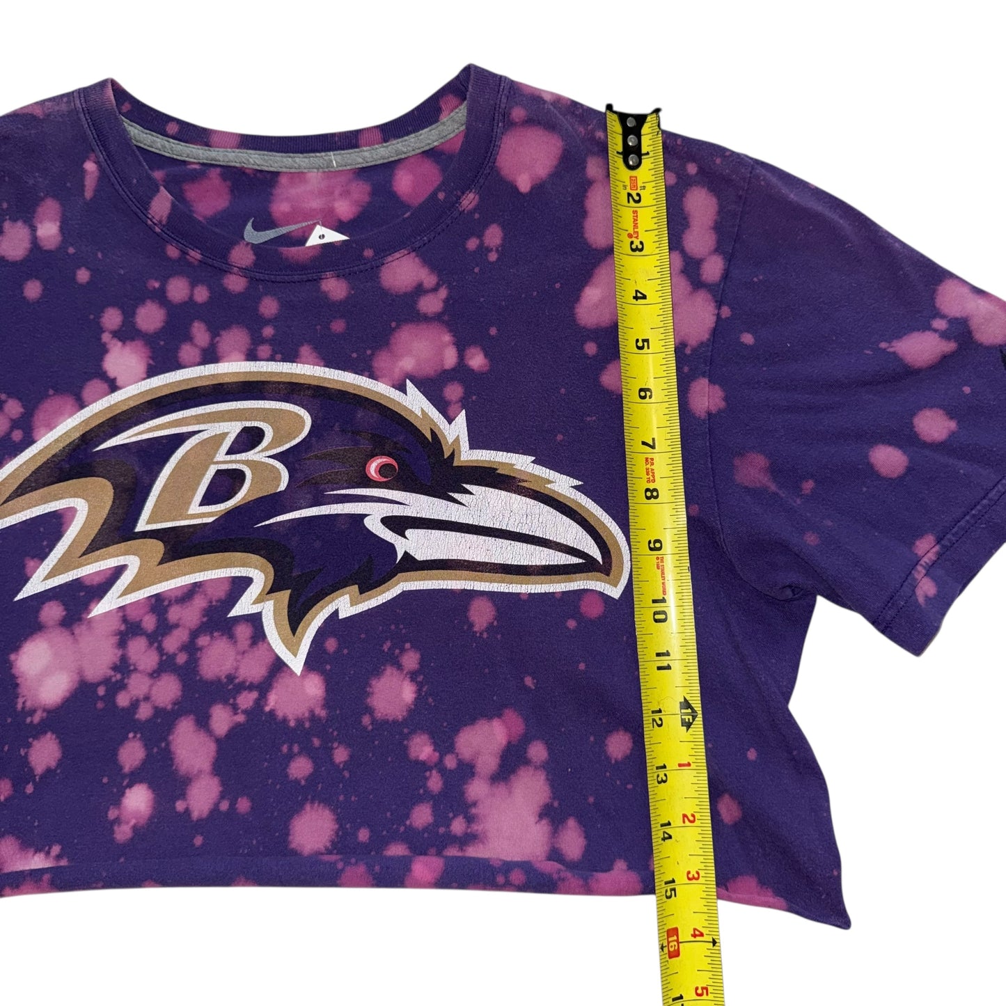 Baltimore Ravens Cropped Bleach (M)