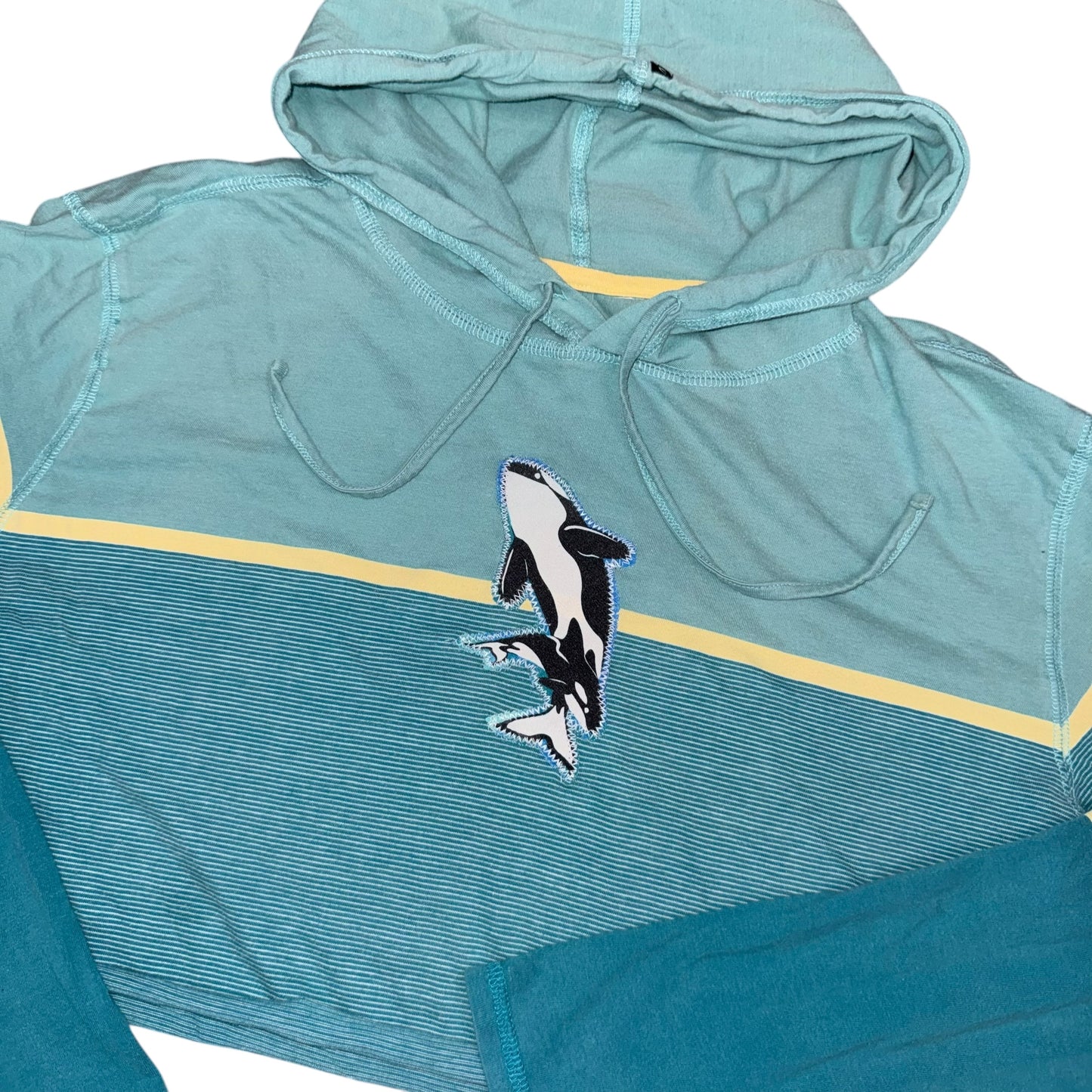 Earthbound - Shamoo Striped Crop Hoodie (M)
