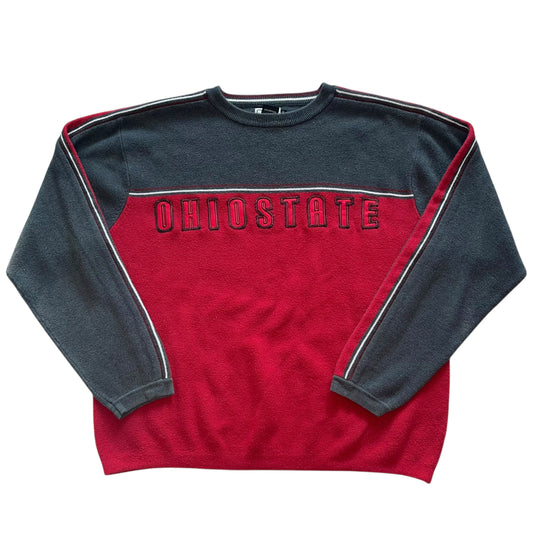 Ohio State Upcycled Patchwork Sweater (XL)
