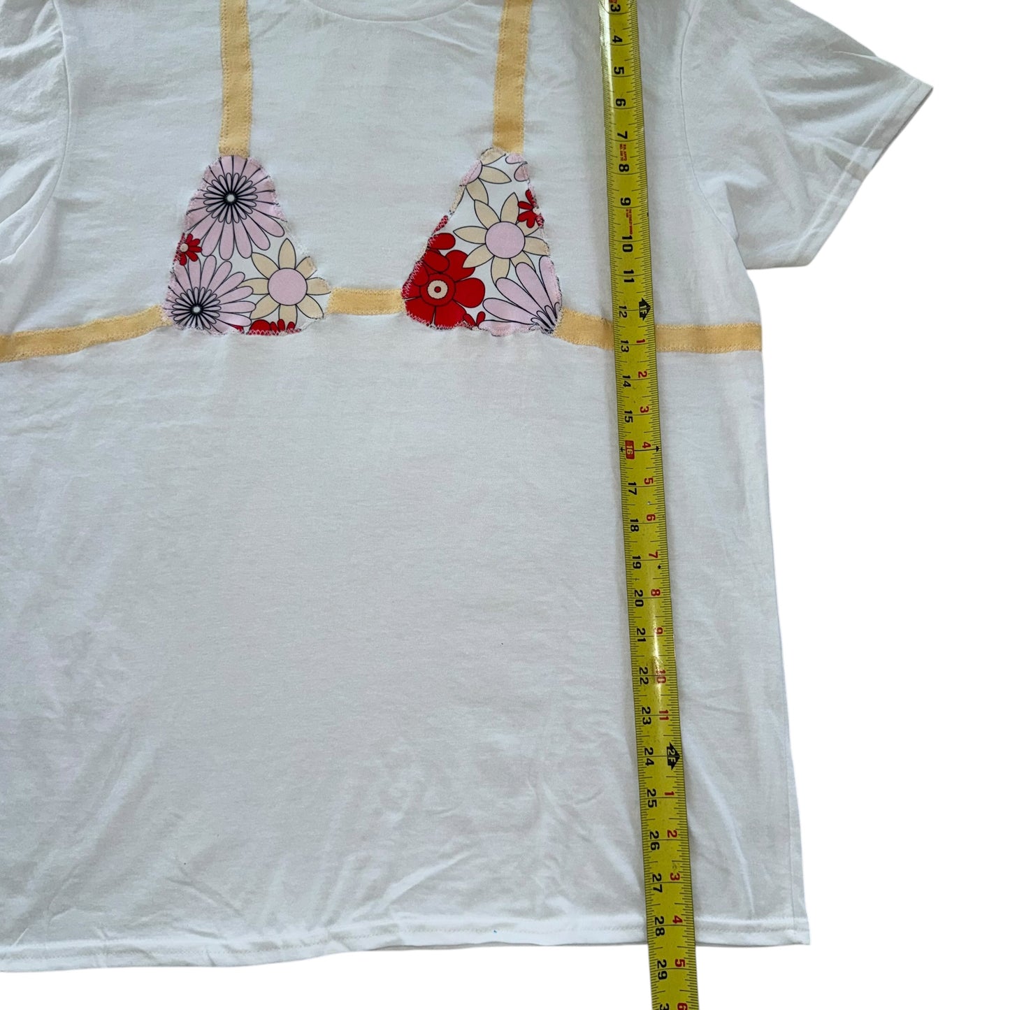 Earthbound - Yellow Flower Power Bikini Tee (L)