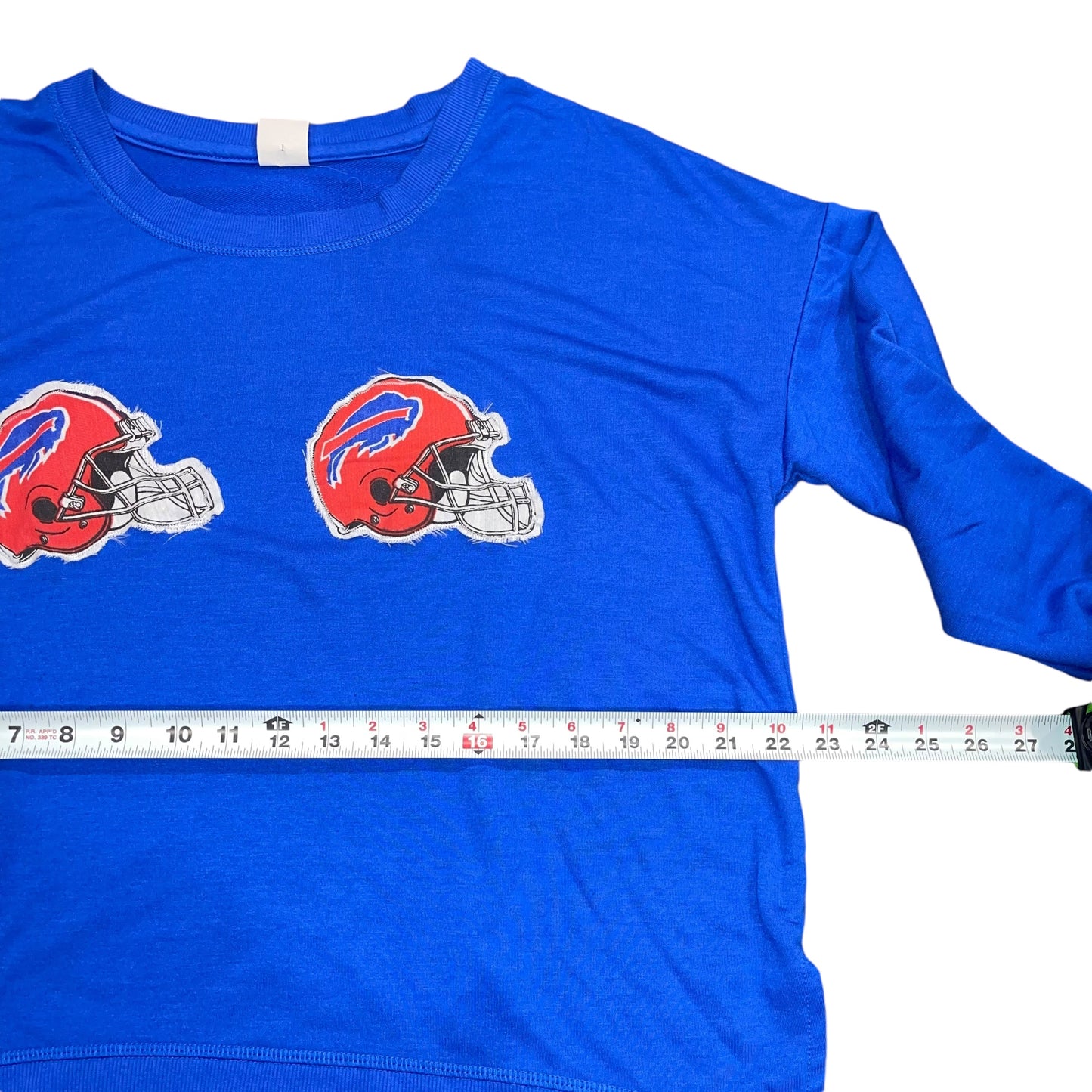 Buffalo Bills Patchwork Lightweight Sweatshirt (XL)