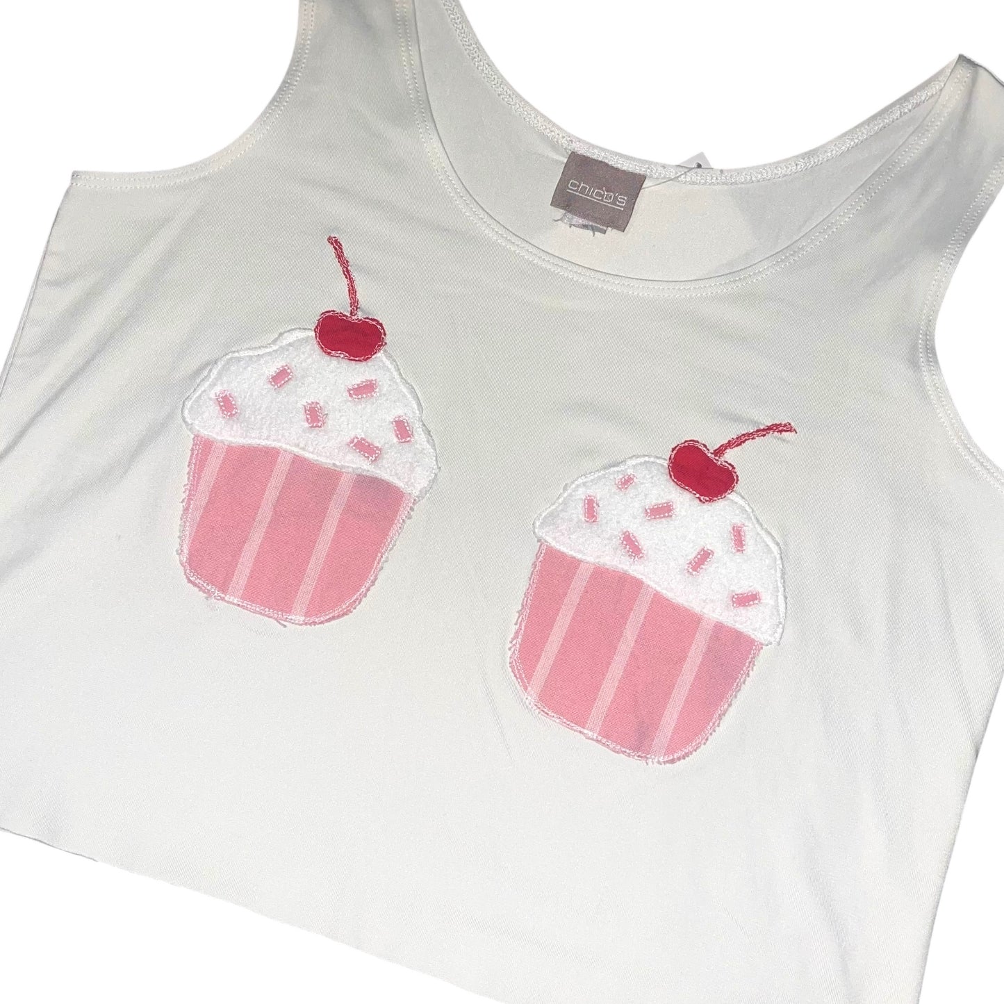 Just A Girl - Double Cupcake Tank (L)