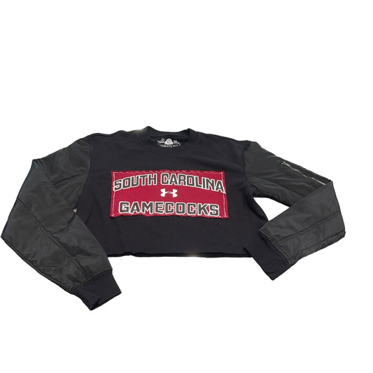 USC South Carolina Patchwork Cropped Sweatshirt (S)