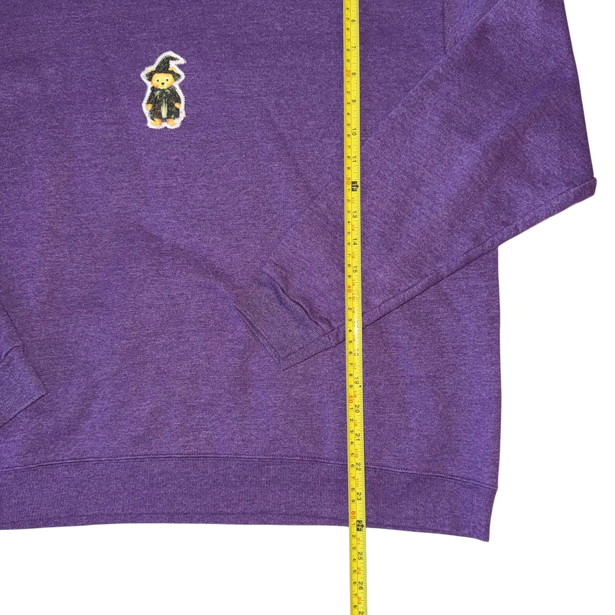 Spooky - Little Witch Bear Purple Pullover  (L/XL)
