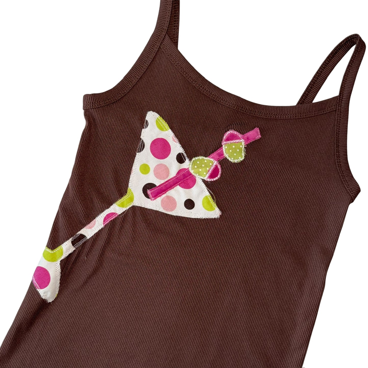 Just a Girl-Y2K Martini Brown (XS)