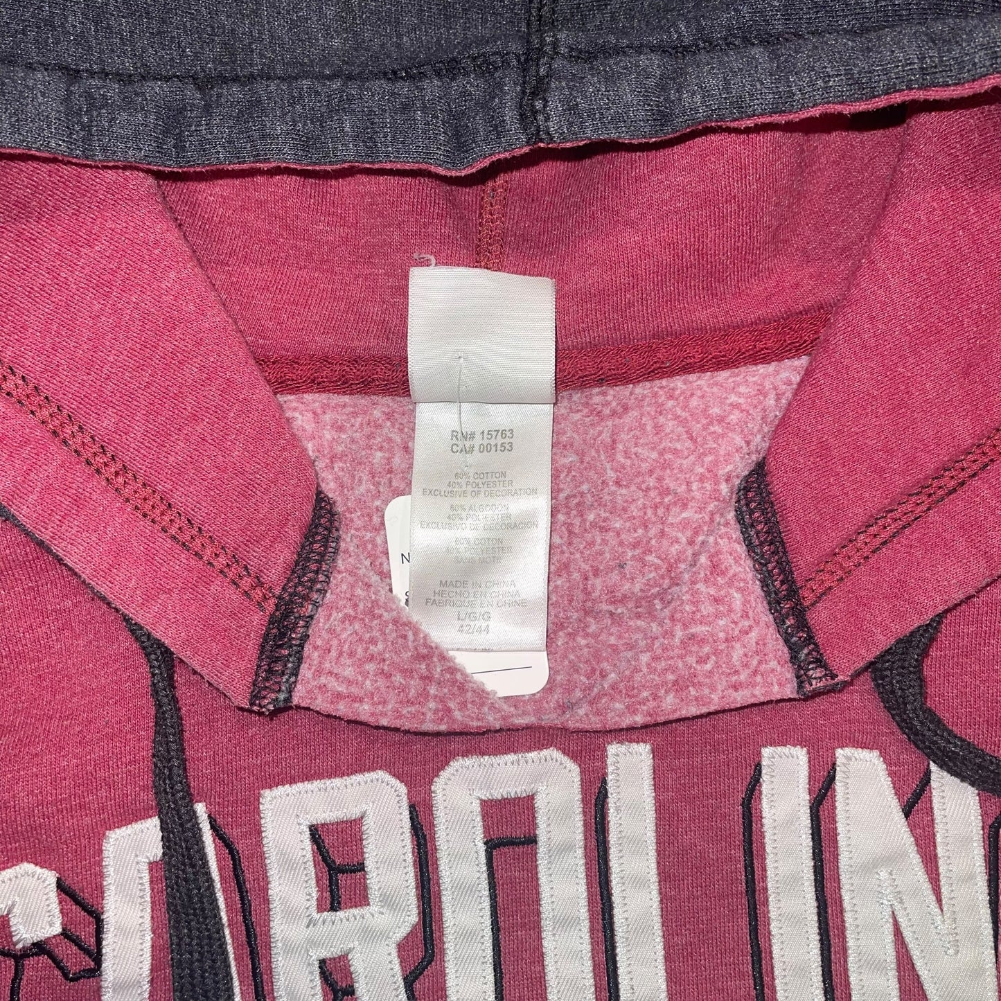 USC South Carolina Colorblock Crop (L)