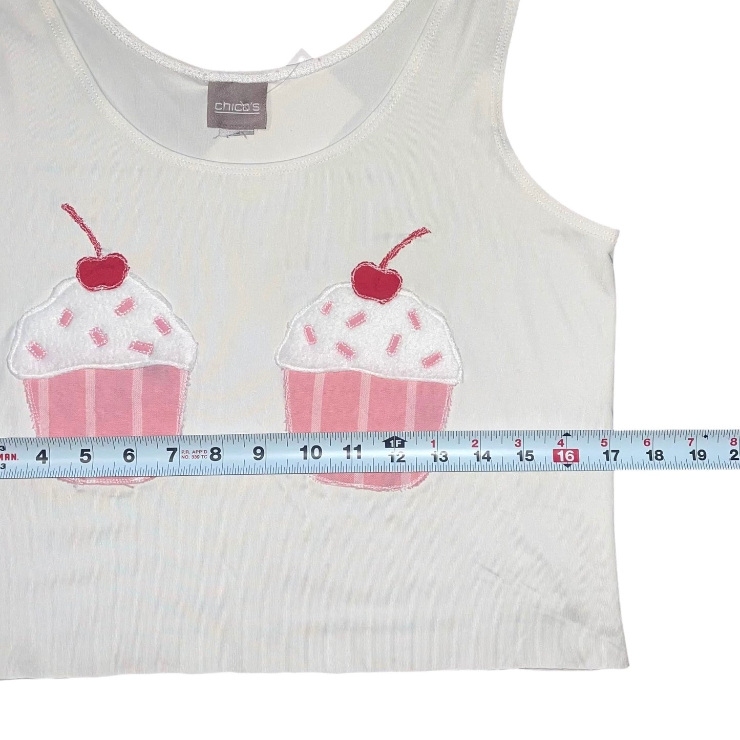 Just A Girl - Double Cupcake Tank (L)