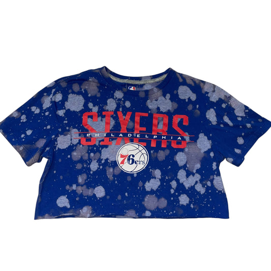 Philadelphia 76ers Reworked Bleach Crop (S)