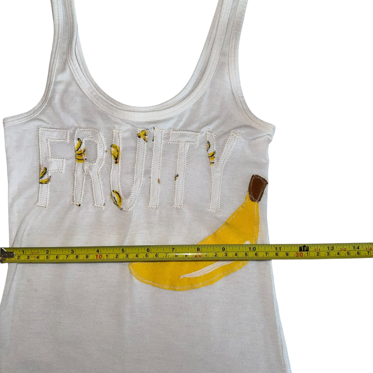 PRIDE - Fruity Banana White Tank (XS)