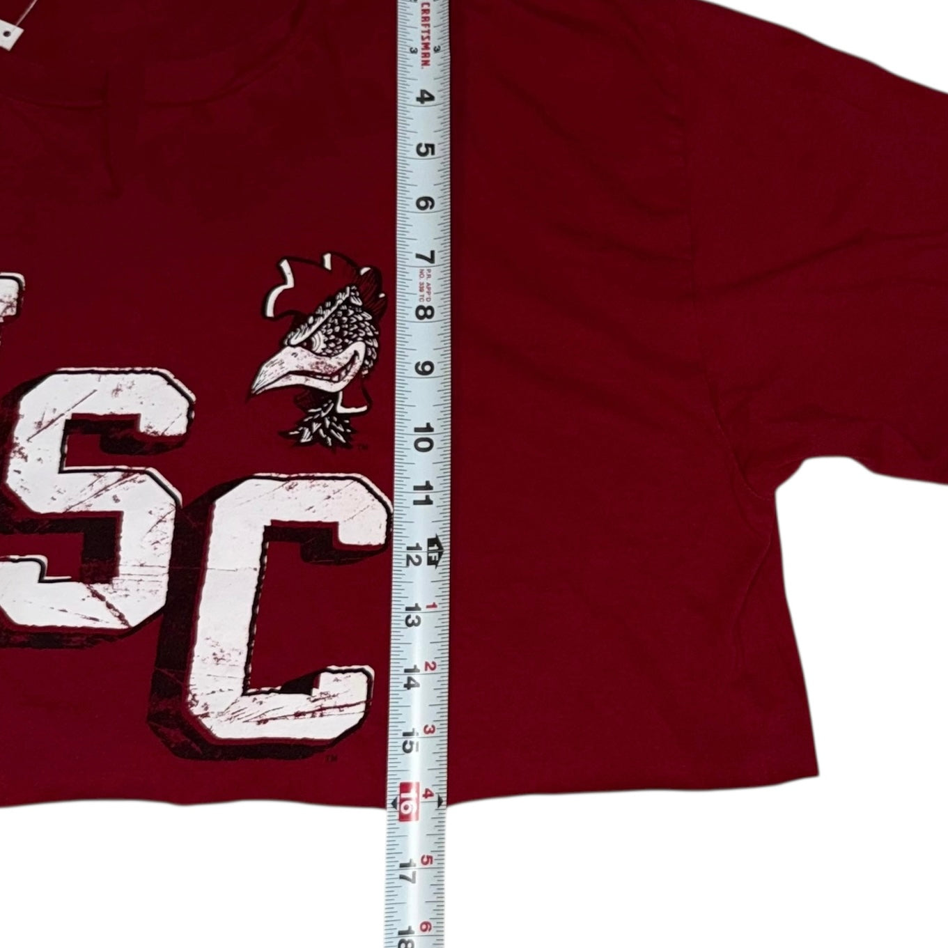 USC South Carolina Reworked Old School Crop (XL)