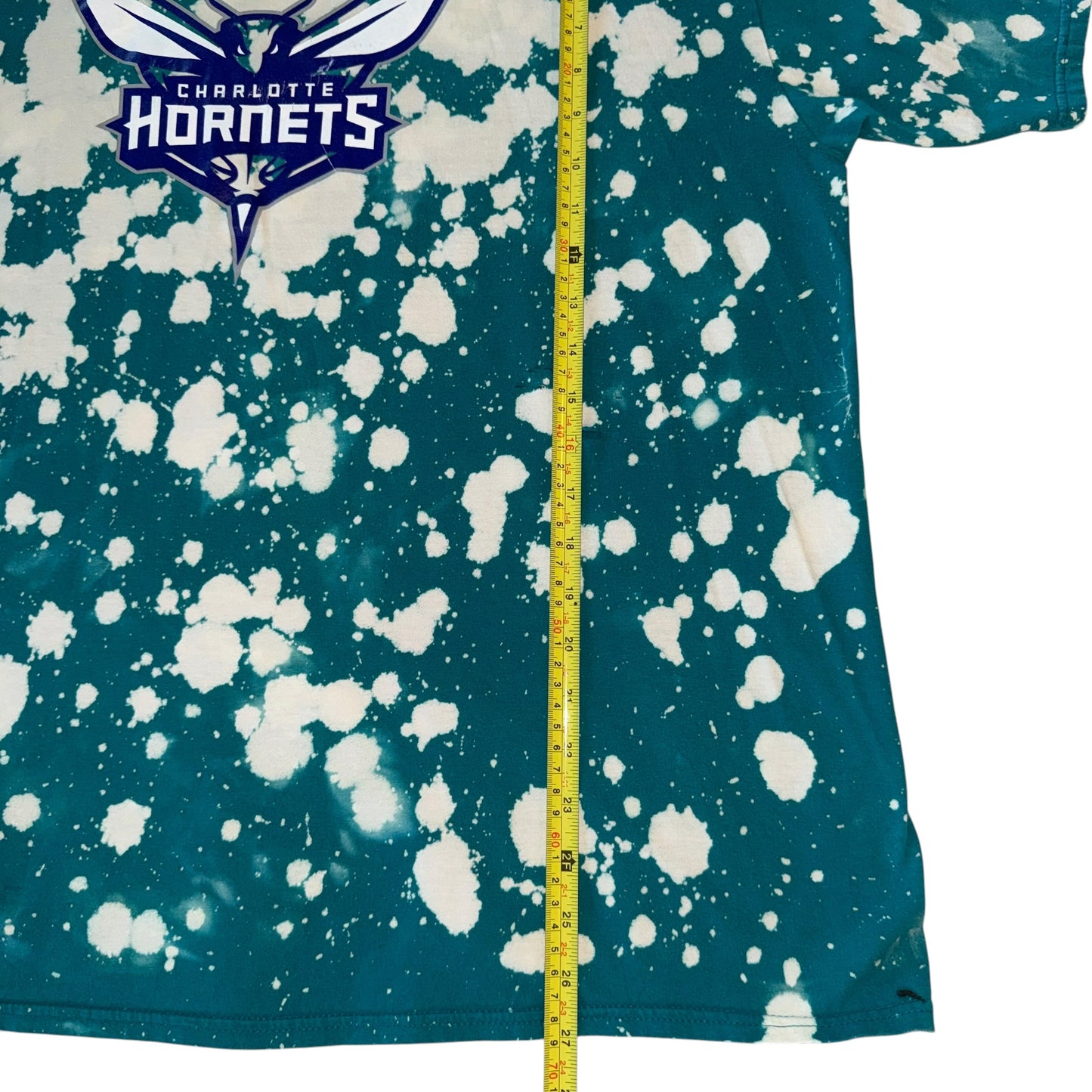 CLT - Hornets Custom Bleach Tee Distressed (XL)
