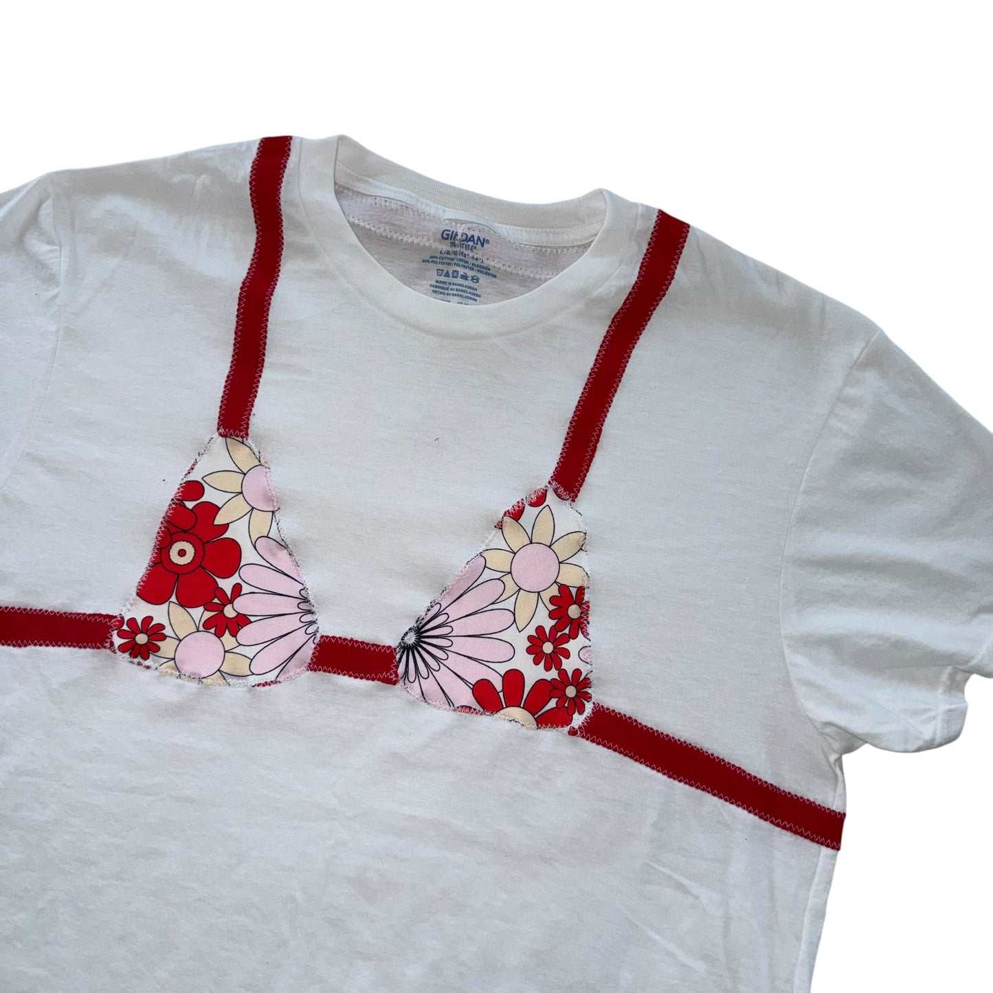 Earthbound - Flower Power Bikini Tee (L)