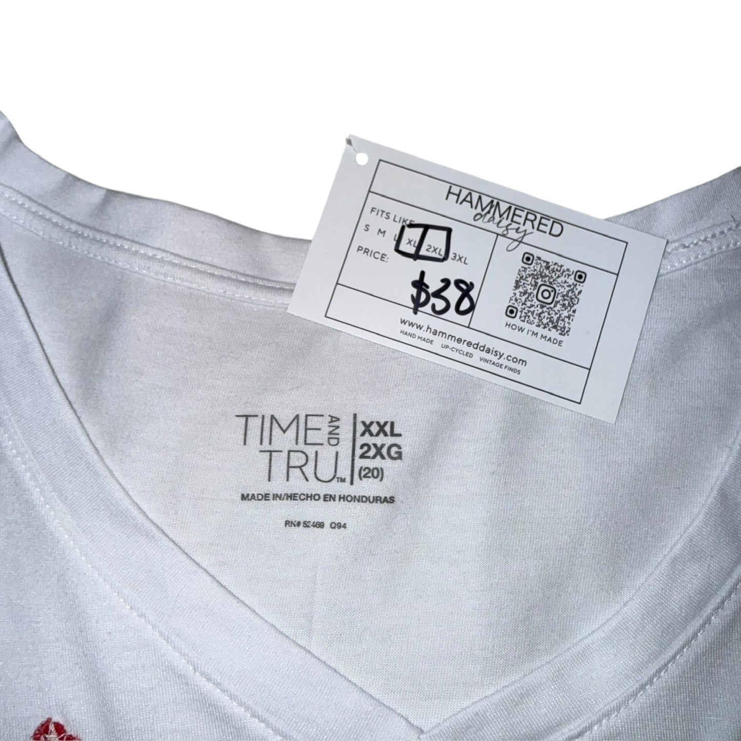 PRIDE-Fruity Watermelon White Top (XL/2XL)