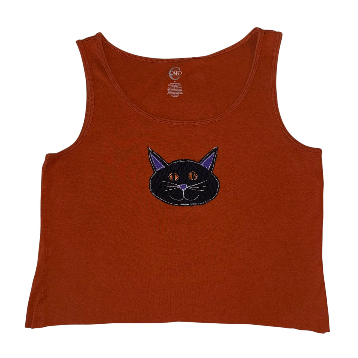 Soooky - Black Cat Orange Tank (M)