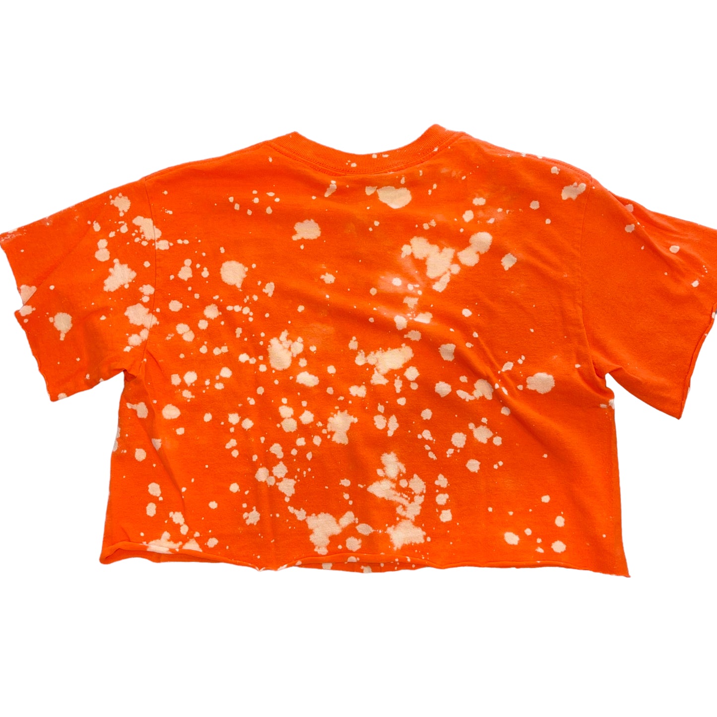 Auburn Bleach Splatter Crop (S)