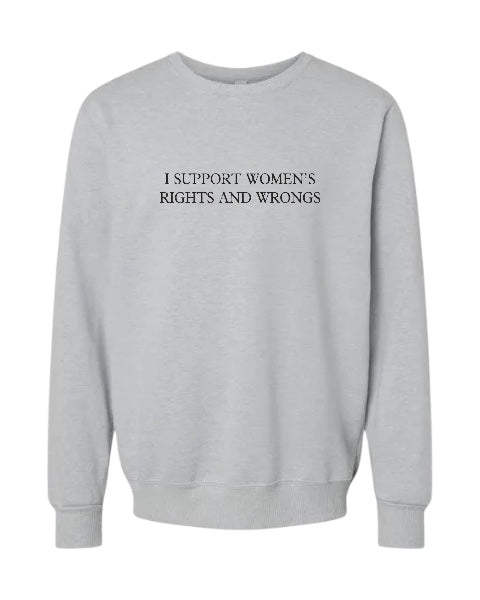 T-SHIRT BAR - Women’s Rights Crew Neck Sweatshirt