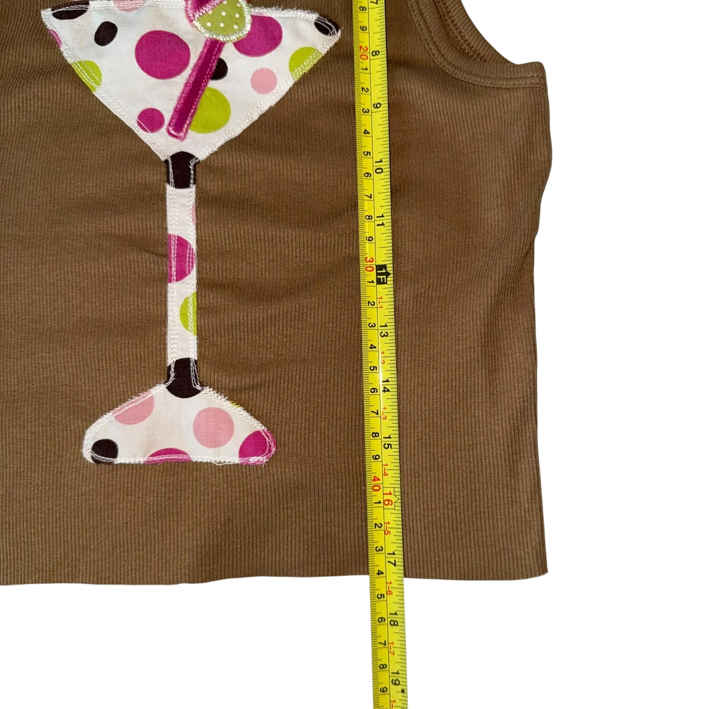 Just a Girl-Y2K Martini Light Brown (S)