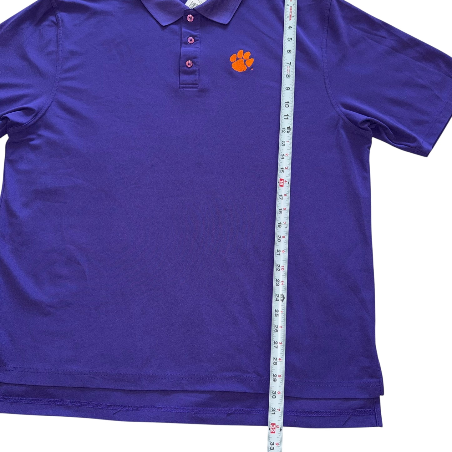 Clemson Purple Polo (2XL)