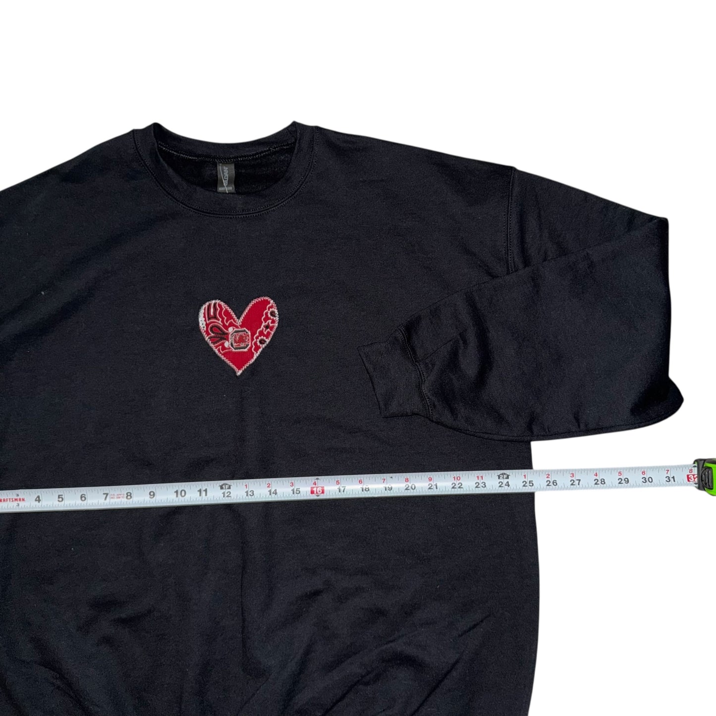 USC South Carolina Upcycled Heart (XL)