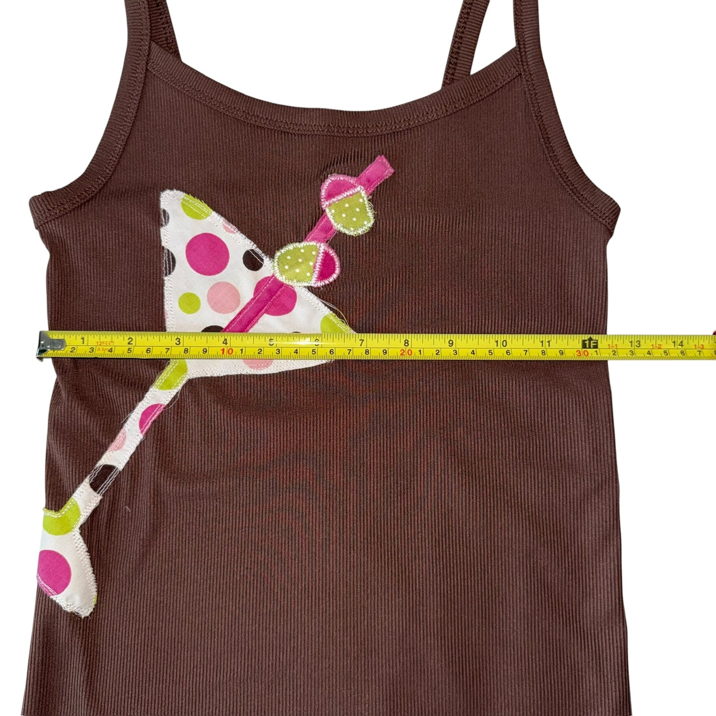 Just a Girl-Y2K Martini Brown (XS)