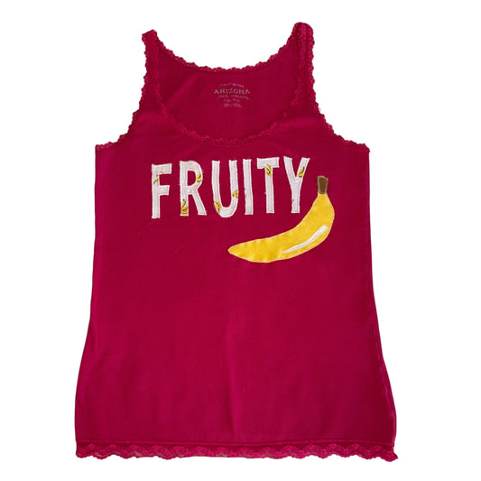 PRIDE - Fruity Banana Pink Lace Tank (XL)
