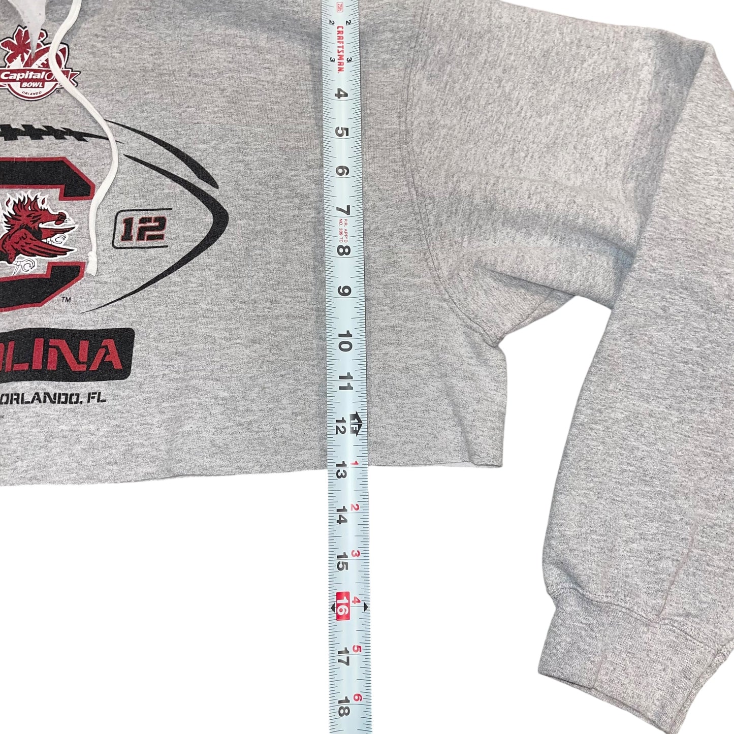 USC South Carolina 2012 Capital One Bowl Cropped Hoodie (L)