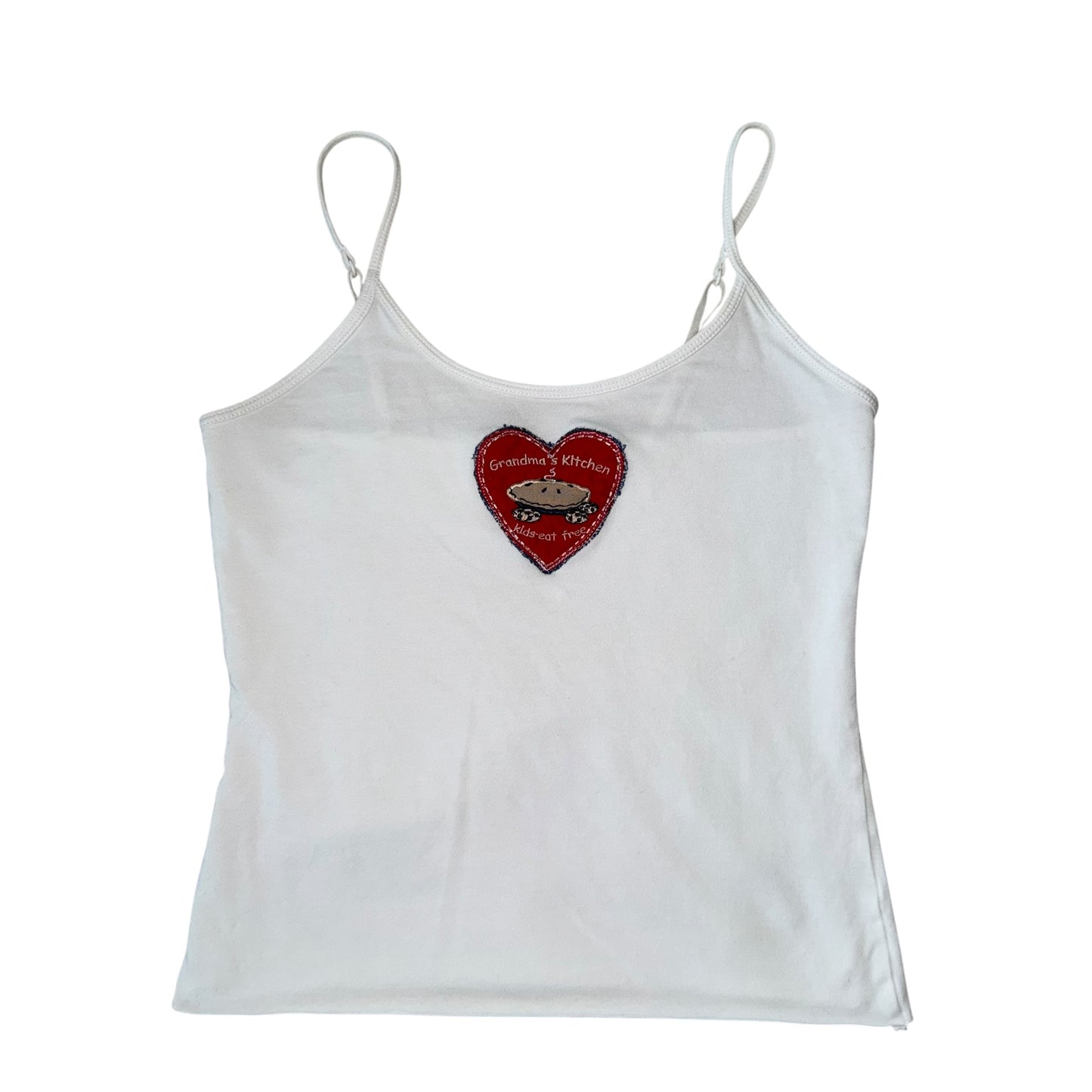 For The Girls, USA - Grandma’s Kitchen White Tank (XS)