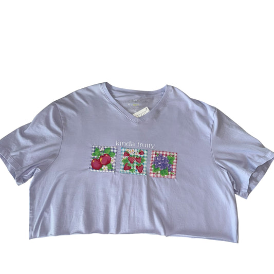 PRIDE - Kinda Fruity V-Neck Crop (XL)