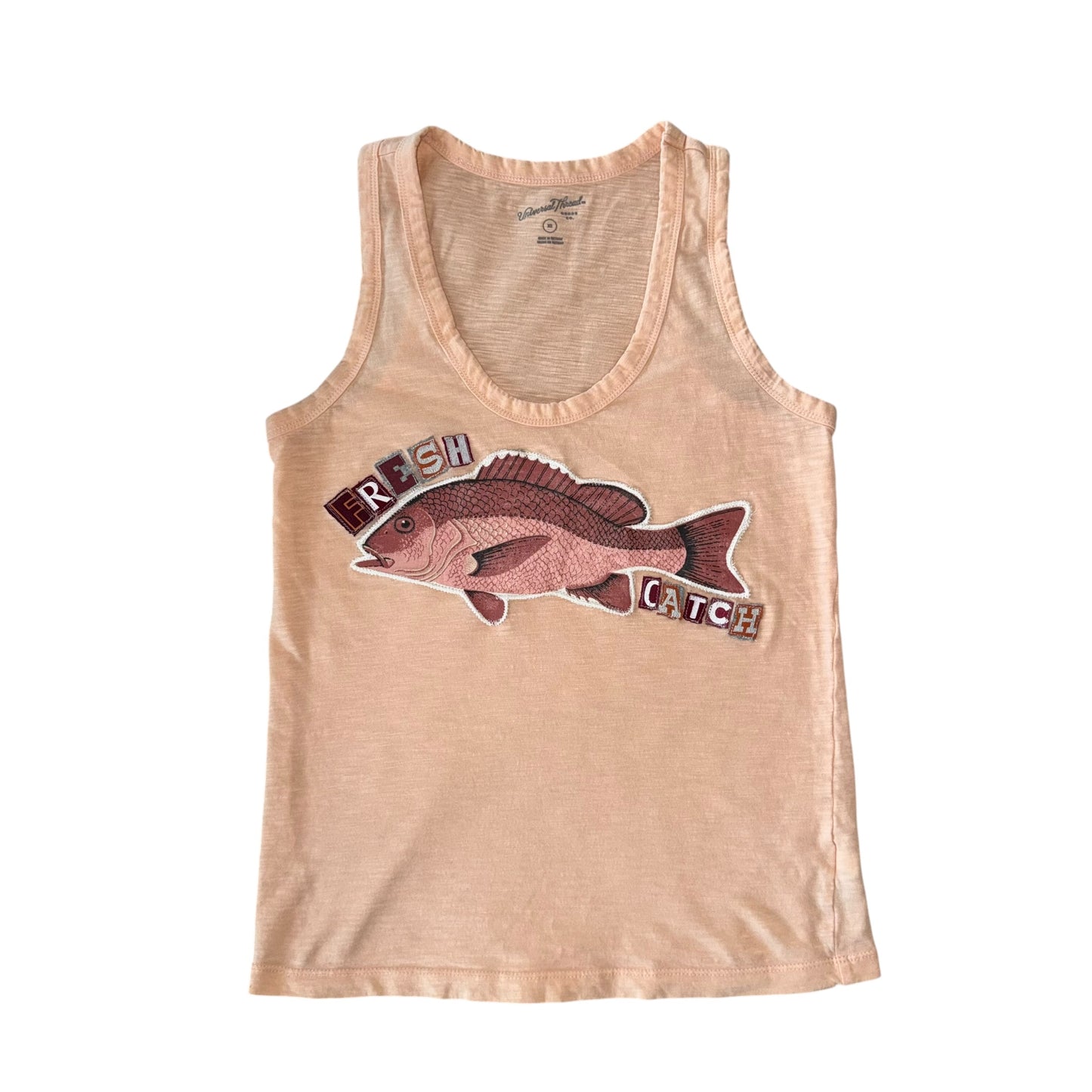 Earthbound - Fresh Catch Peach Tank (XS/S)