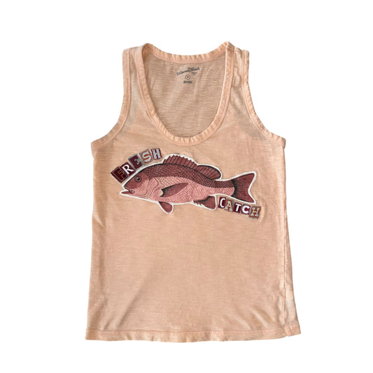 Earthbound - Fresh Catch Peach Tank (XS/S)