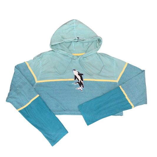 Earthbound - Shamoo Striped Crop Hoodie (M)