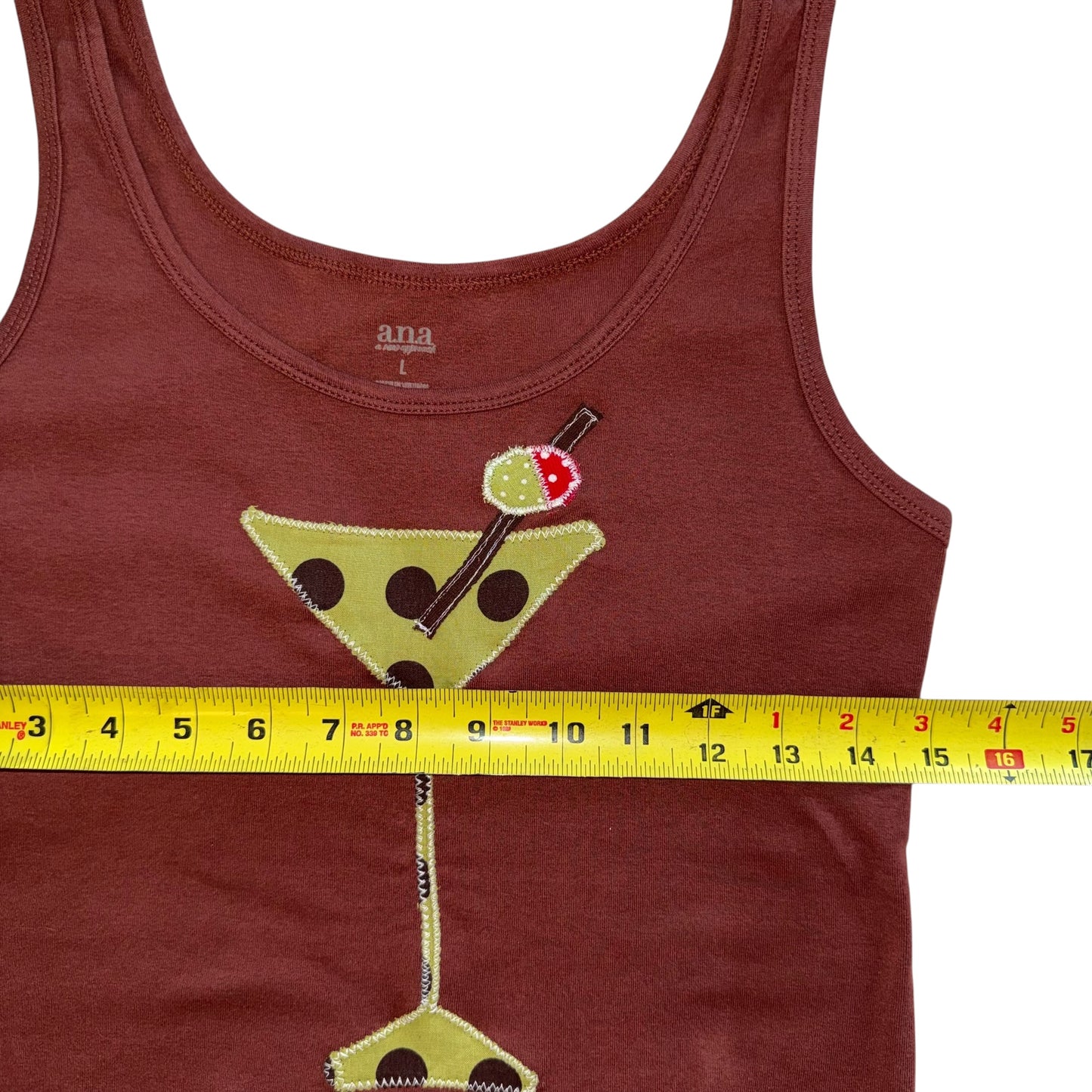Just a Girl - Polka Dot Dirty Tini Tank (L)