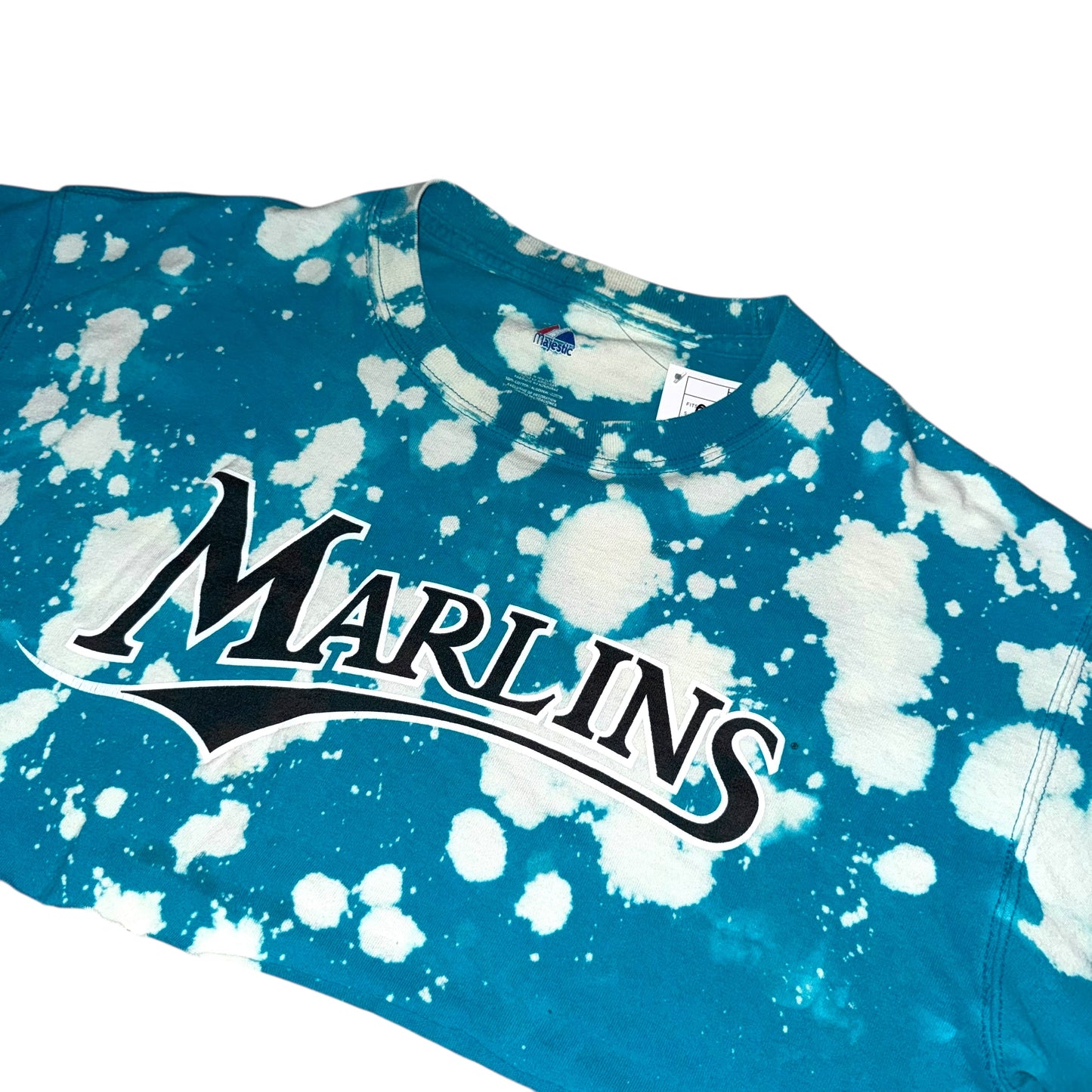 Miami Marlins Bleach Micro Crop (L)