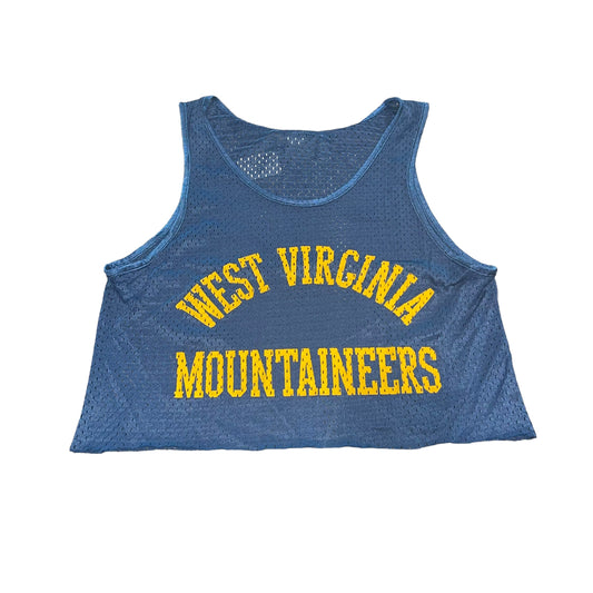 West Virginia Mesh Cropped Tank (M)