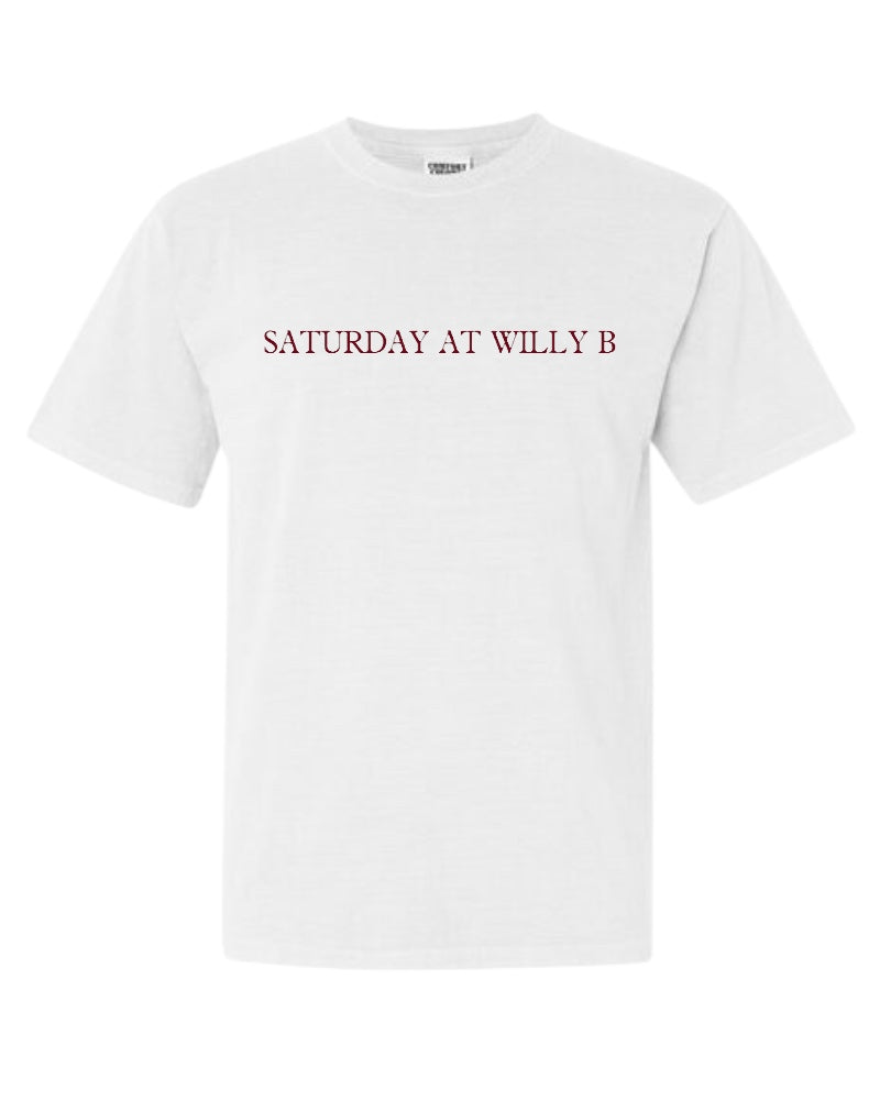 T-SHIRT BAR - Willy B All Caps Custom Tee