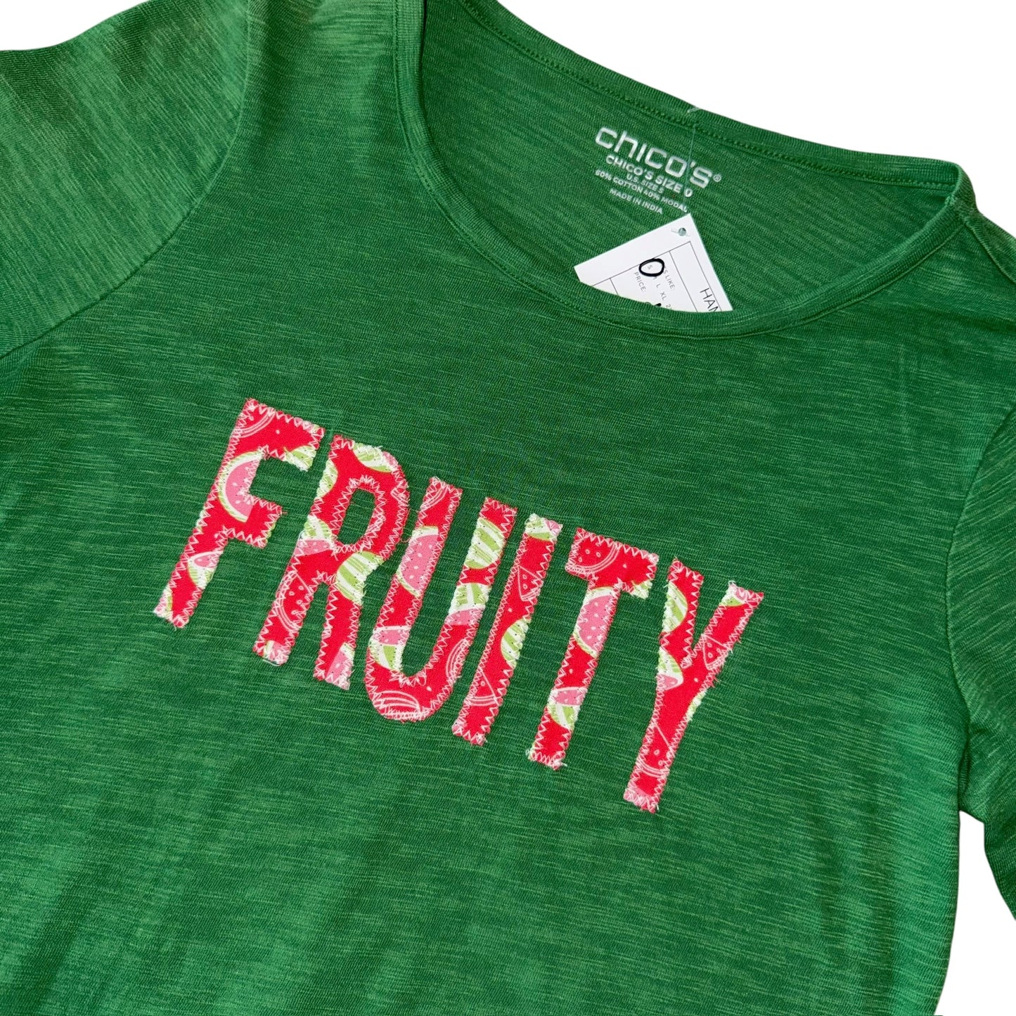 PRIDE- Fruity Watermelons Green Top (S)