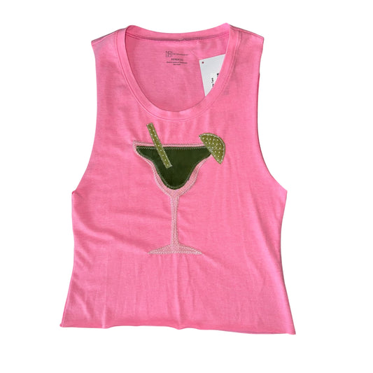 Just a Girl - Marg Pink Tank (XS)