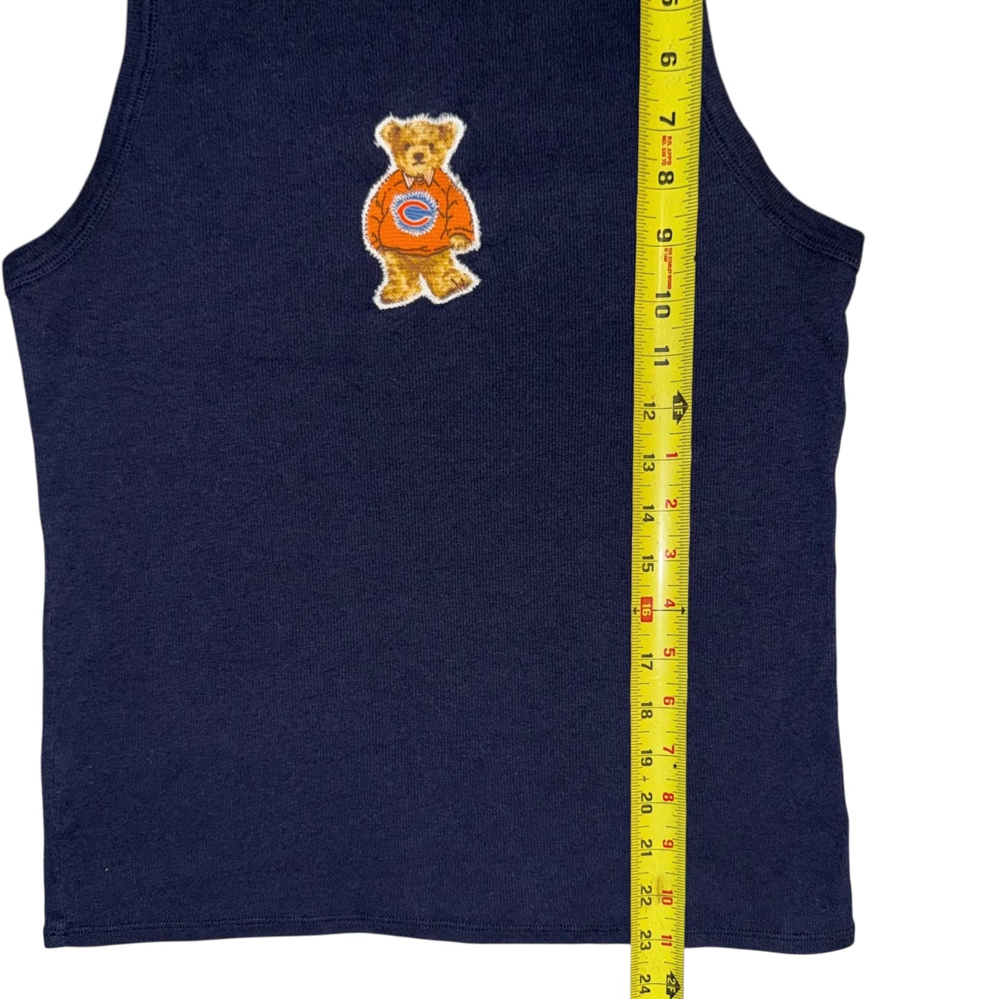Chicago Bears Upcycled Bear Blue Tank (L/XL)