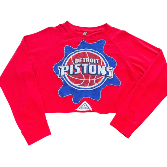 Detroit Pistons Patchwork Crop (L)