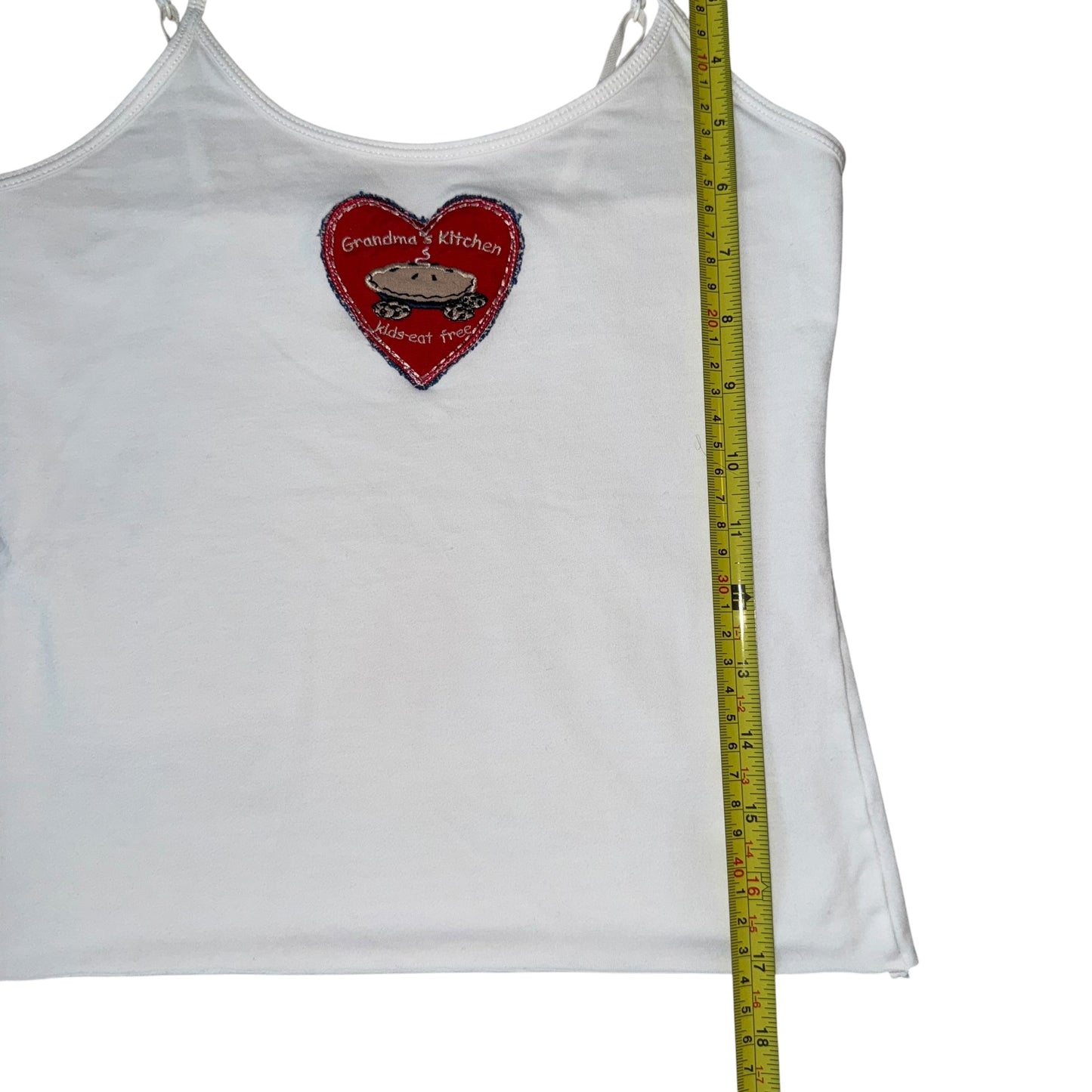 For The Girls, USA - Grandma’s Kitchen White Tank (XS)