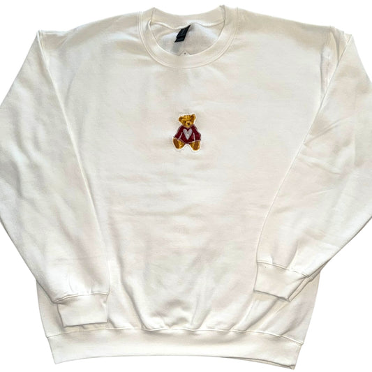 Just a Girl - Lover Teddy White Heart (L)