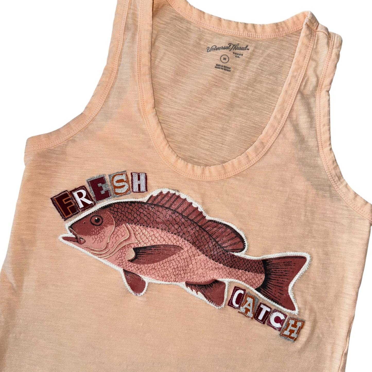 Earthbound - Fresh Catch Peach Tank (XS/S)