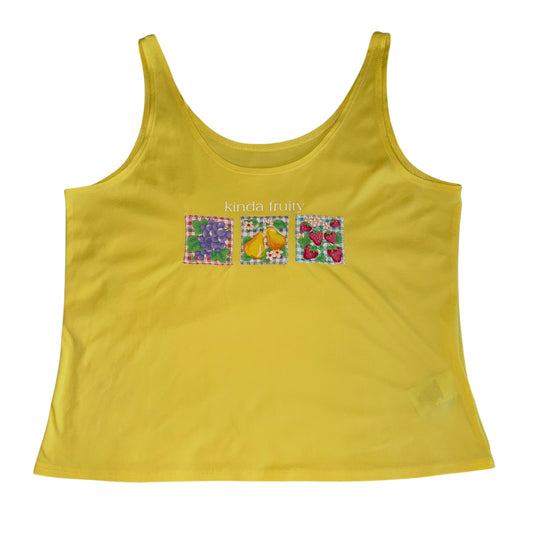 PRIDE - Kinda Fruity Yellow Tank (XL/2XL)