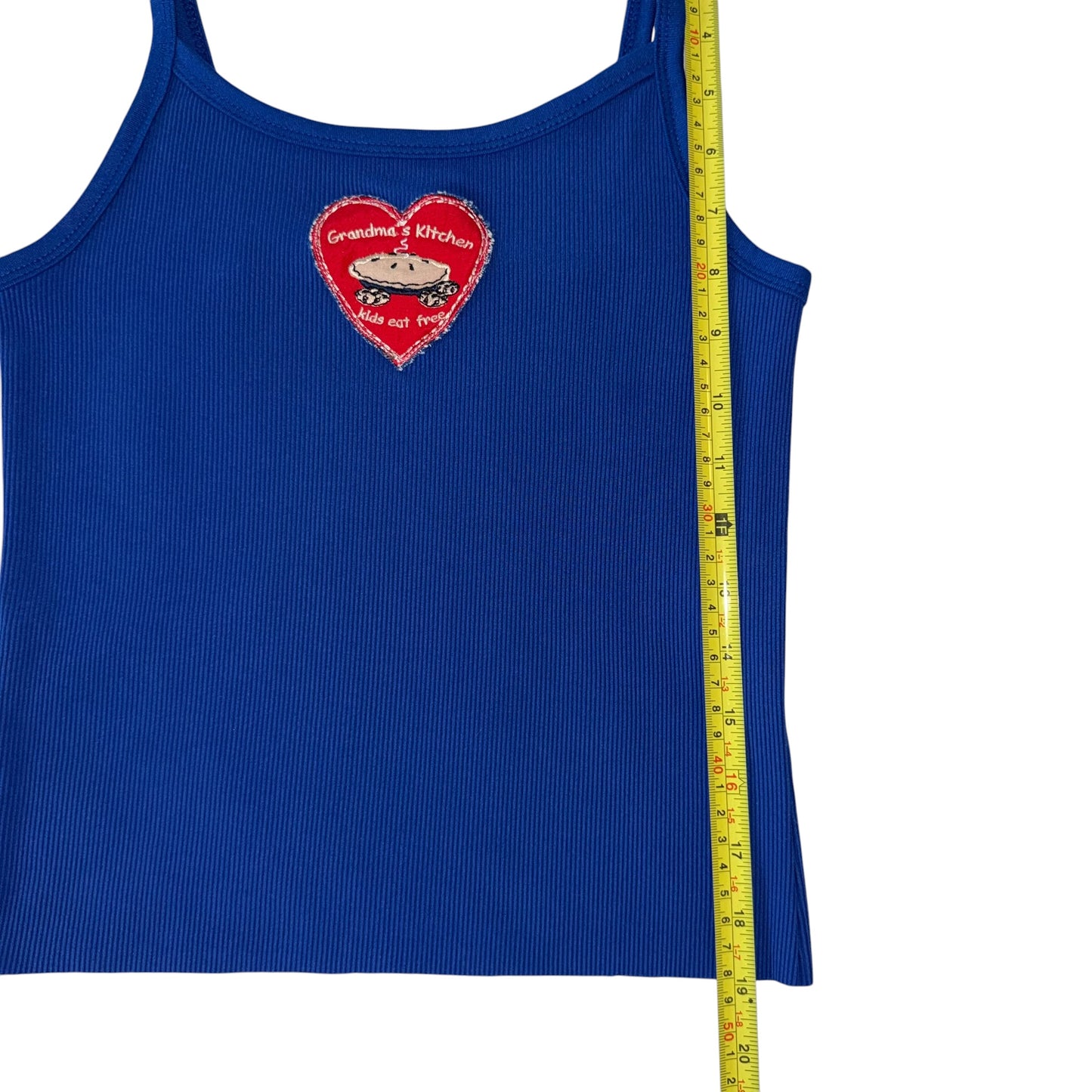 For The Girls, USA - Grandma’s Kitchen Blue Tank (S)