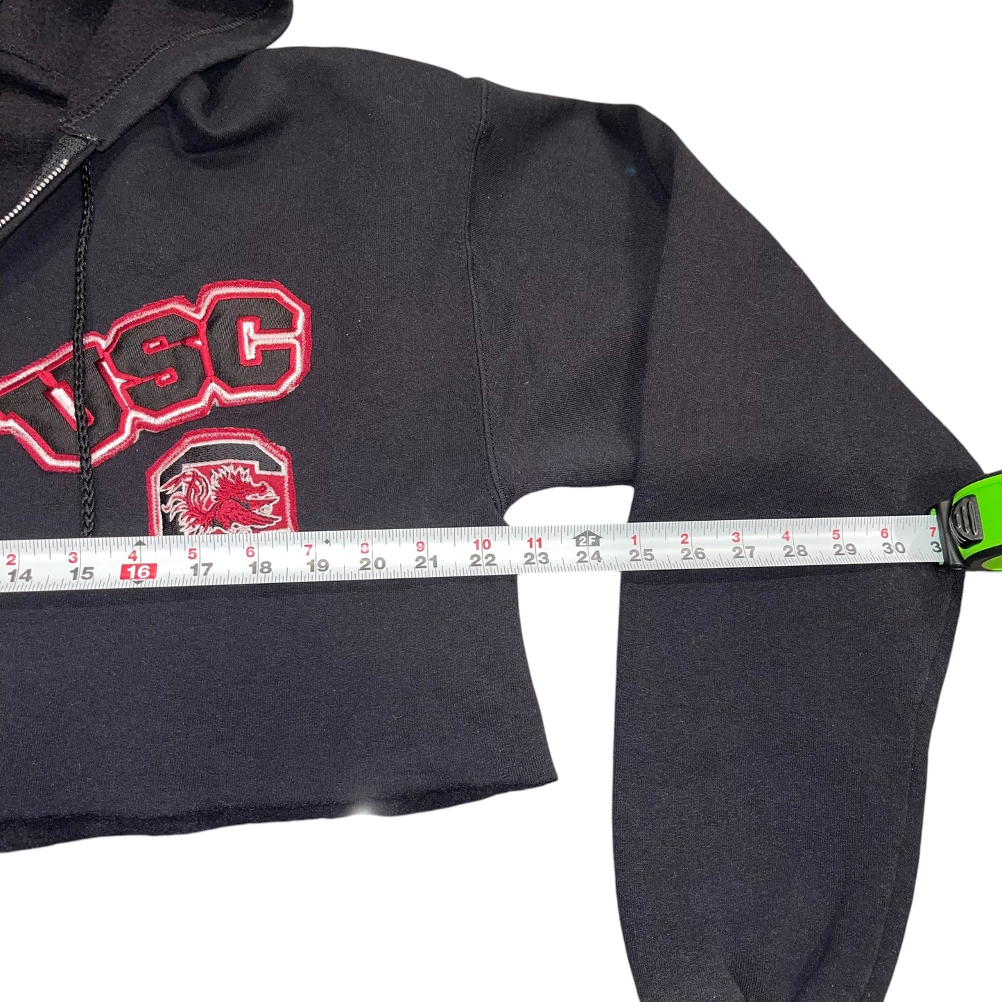 USC South Carolina Patchwork Open Front Zip (L)